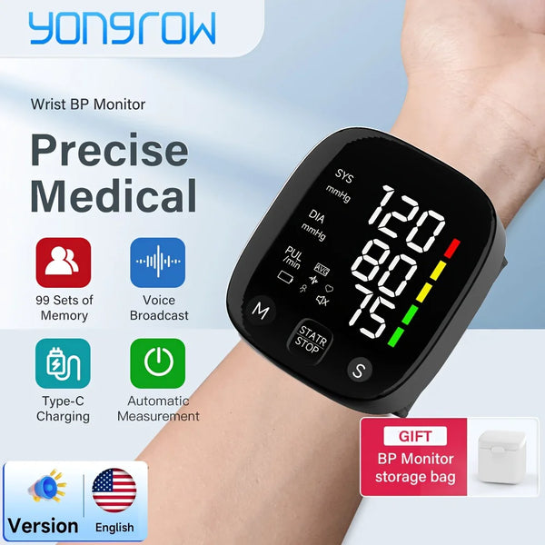 Easy Wrist Blood Pressure Monitor